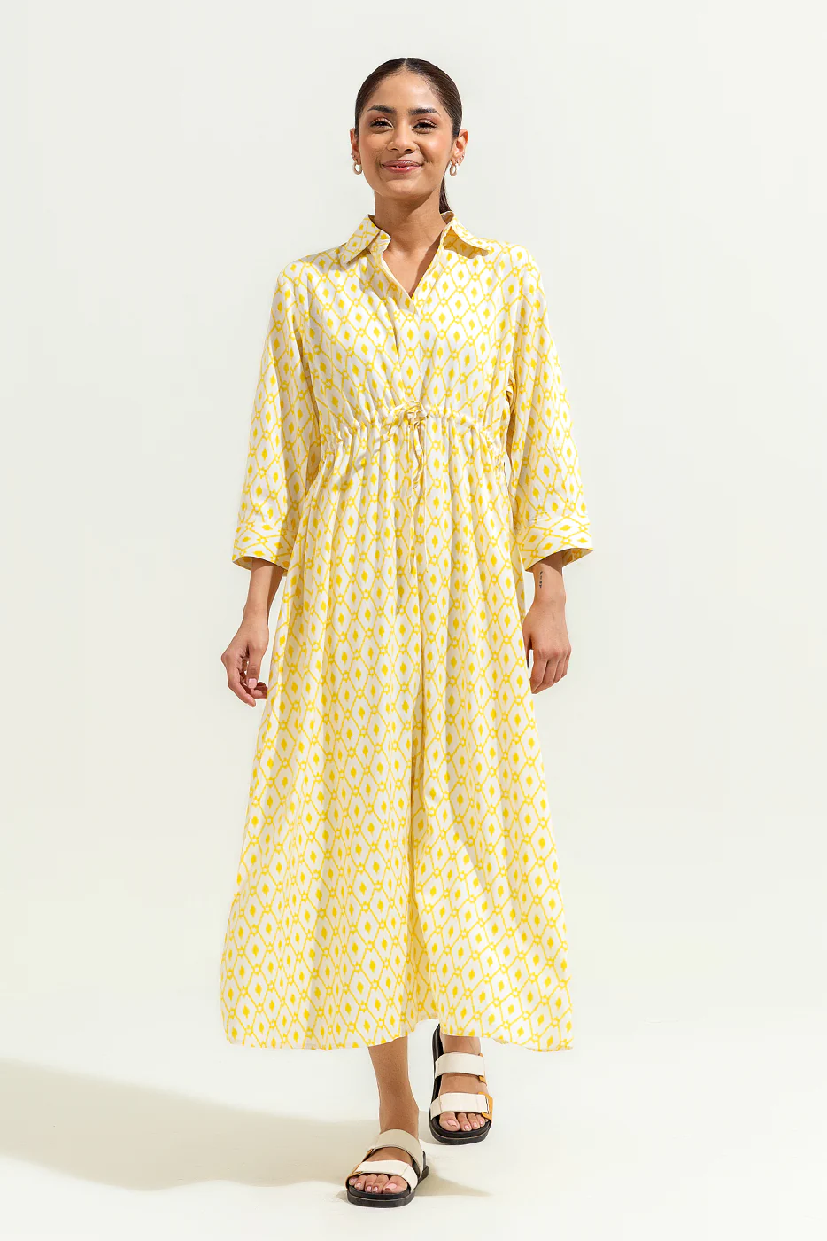 PRINTED LONG DRESS - Image 2