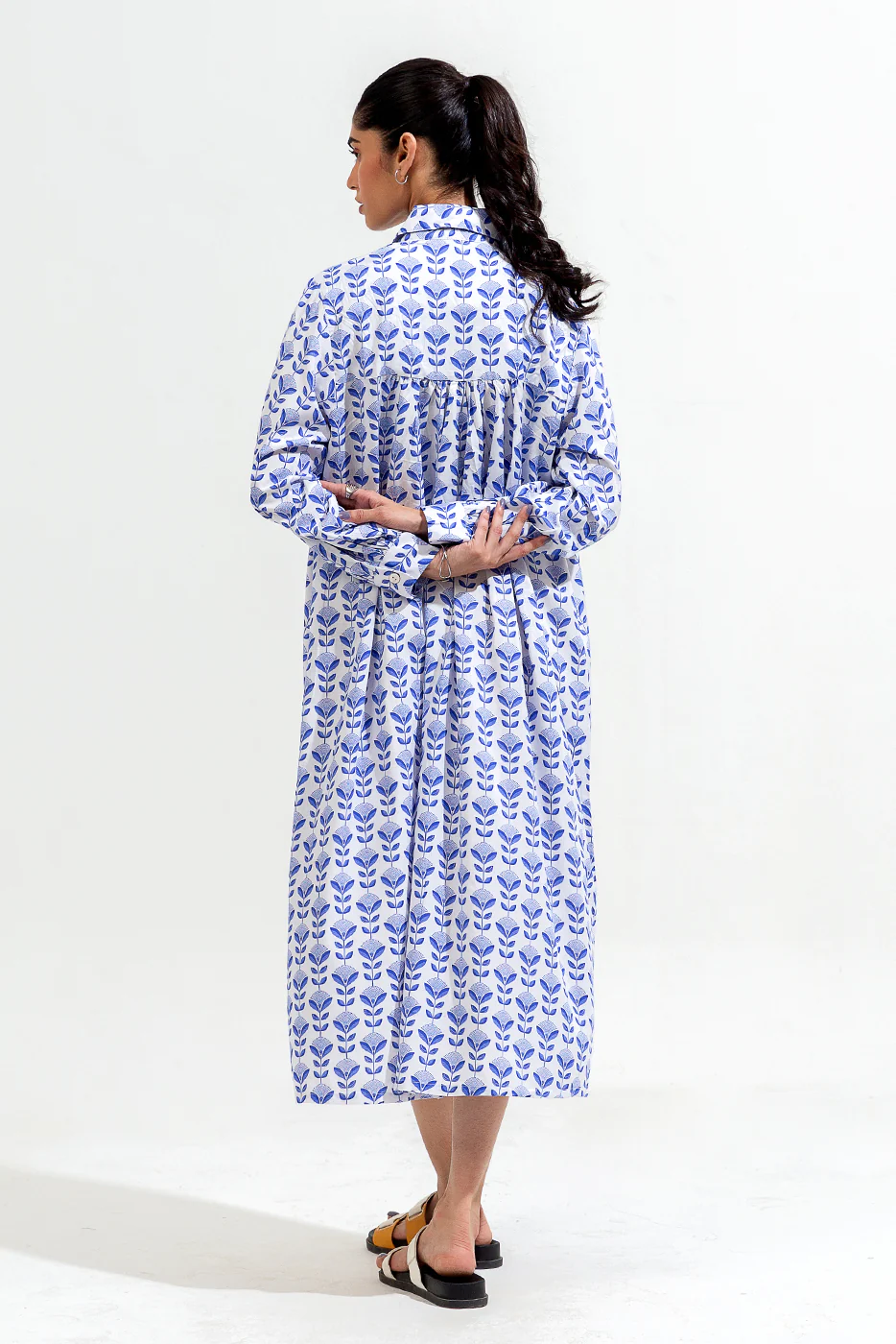 PRINTED LONG DRESS - Image 4
