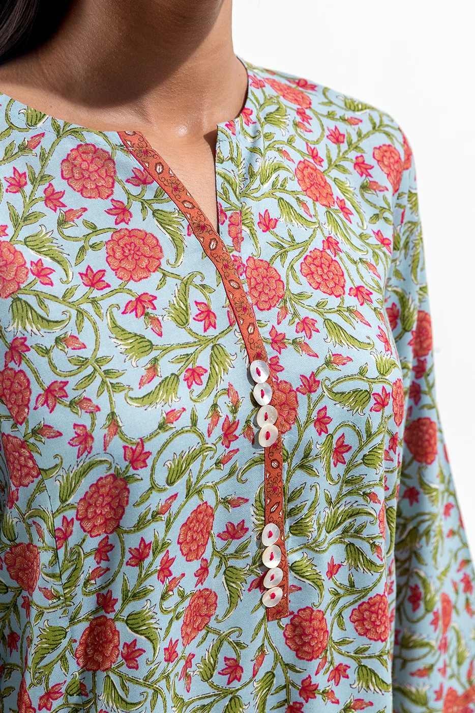 PRINTED VISCOSE SHIRT (PRET) - Image 4