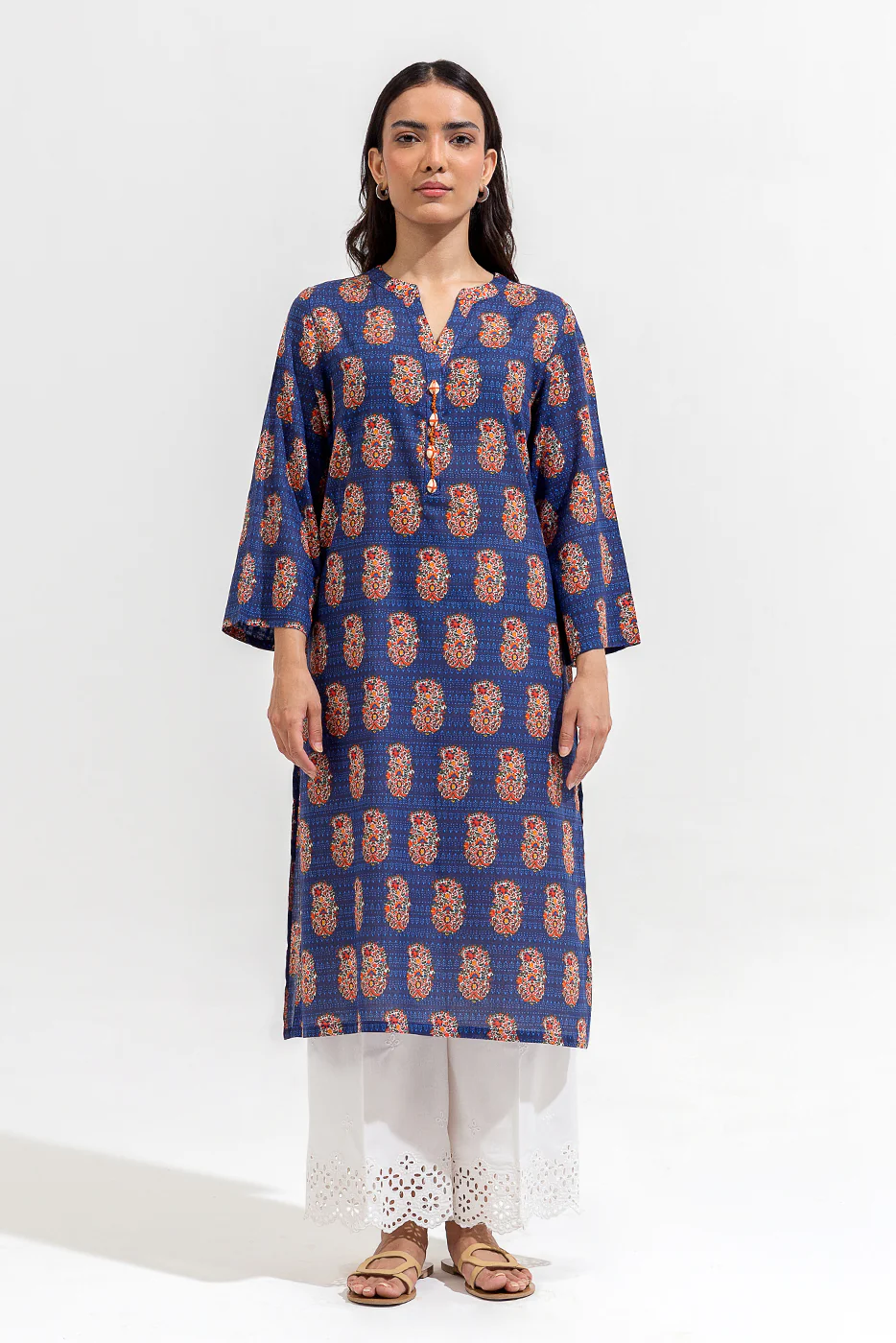 PRINTED LAWN SHIRT (PRET) - Image 2
