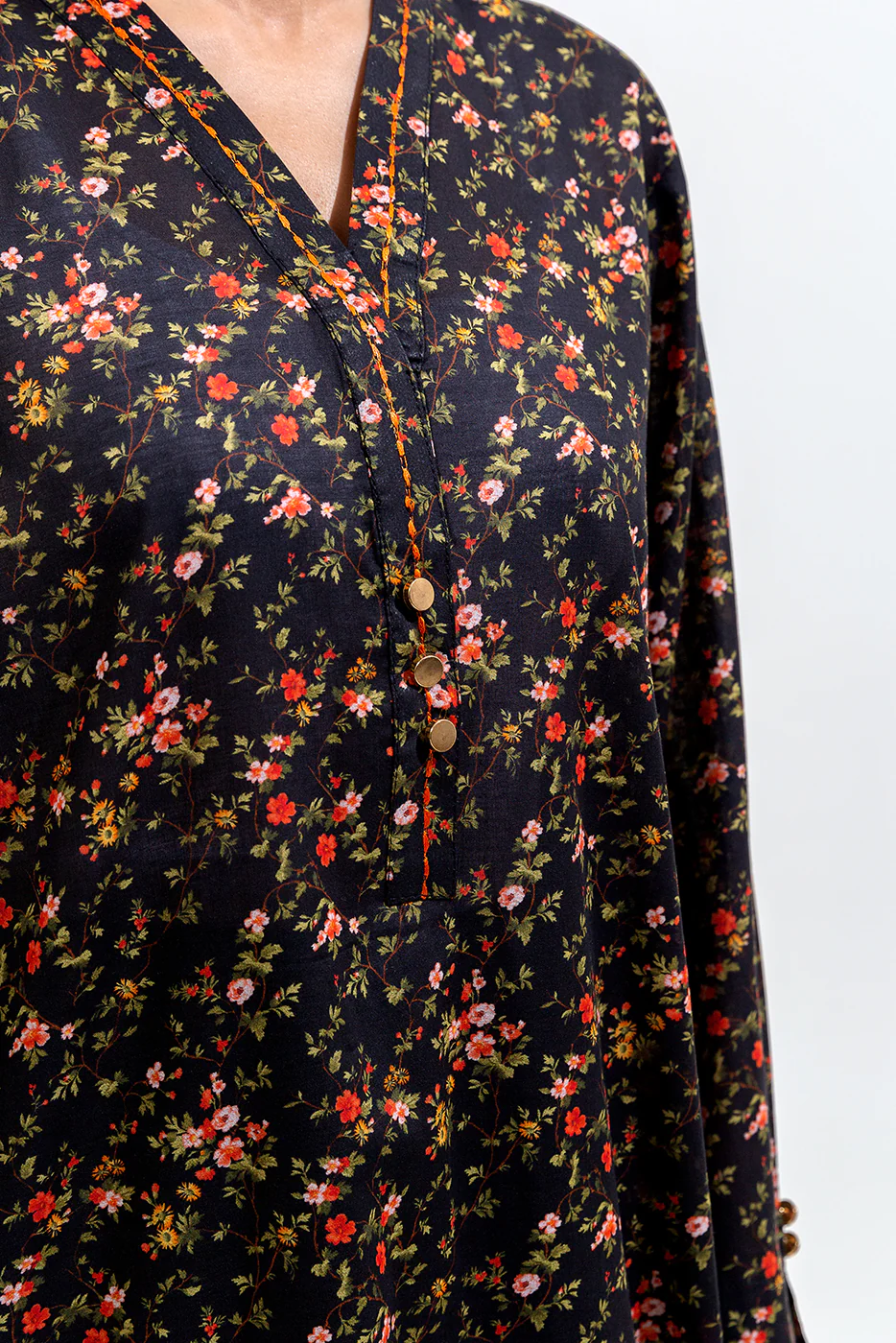PRINTED LAWN SHIRT (PRET) - Image 4
