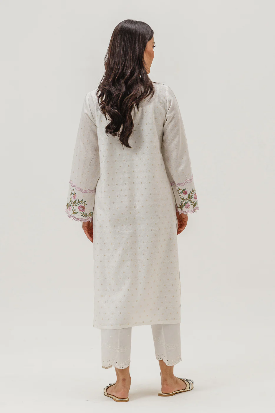 EMBROIDERED JACQUARD SHIRT (LUXURY-PRET) - Image 3