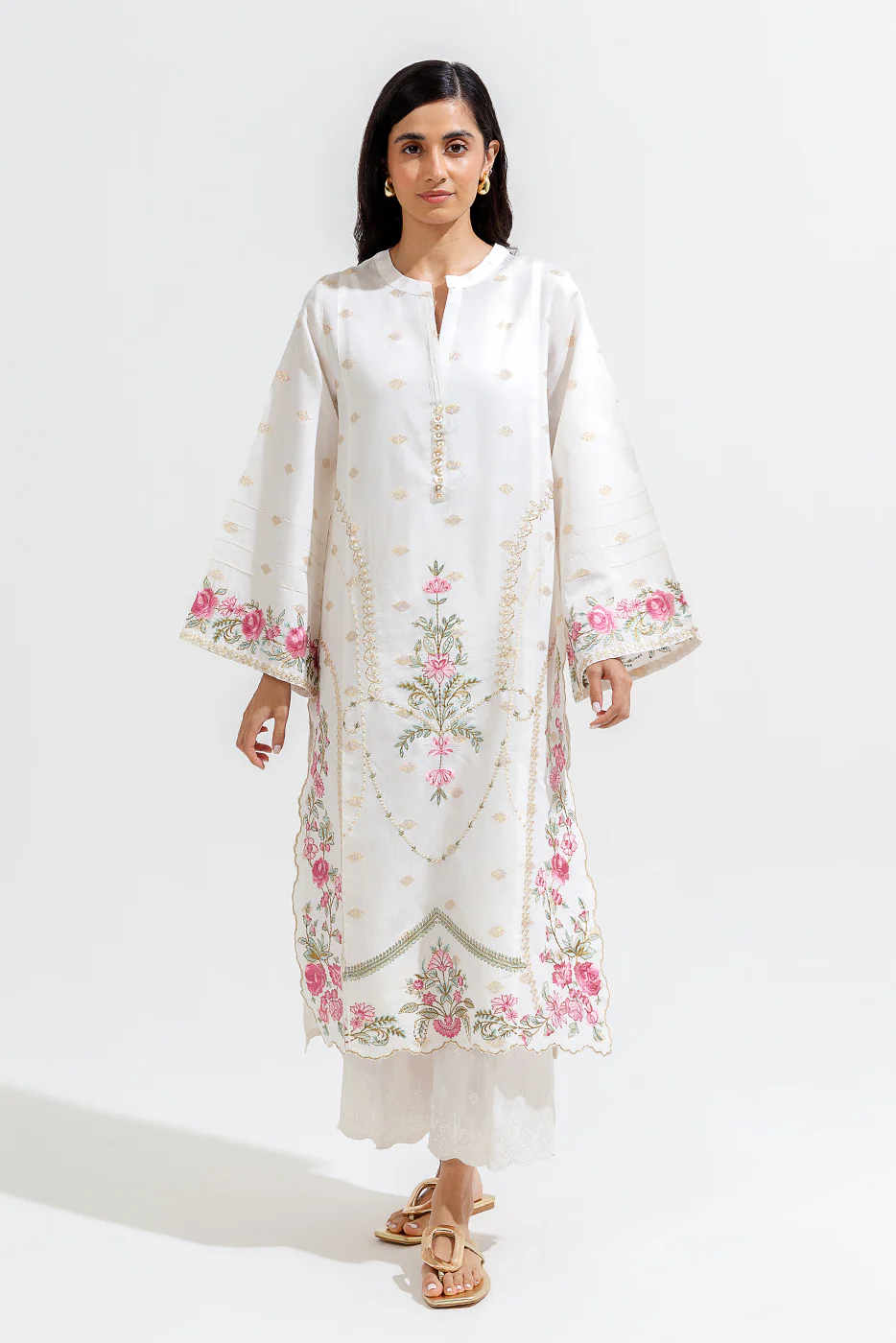 EMBROIDERED JACQUARD SHIRT (LUXURY-PRET) - Image 2