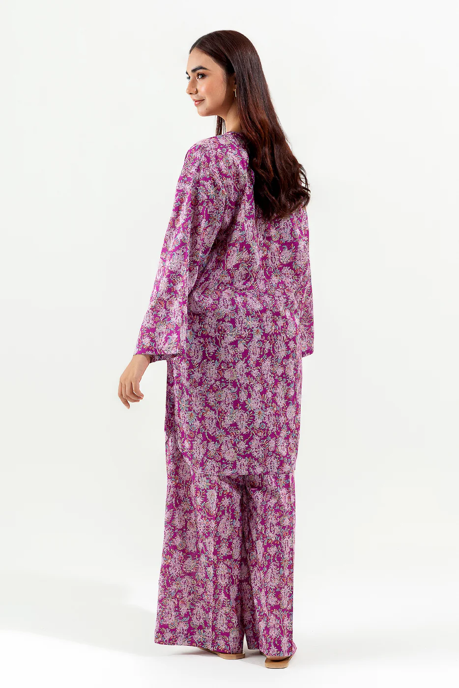 2 PIECE PRINTED LAWN SUIT (PRET) - Image 3