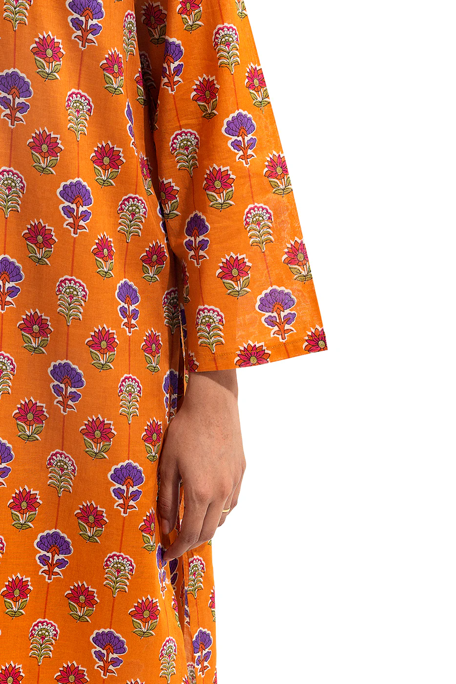 2 PIECE PRINTED LAWN SUIT (PRET) - Image 5