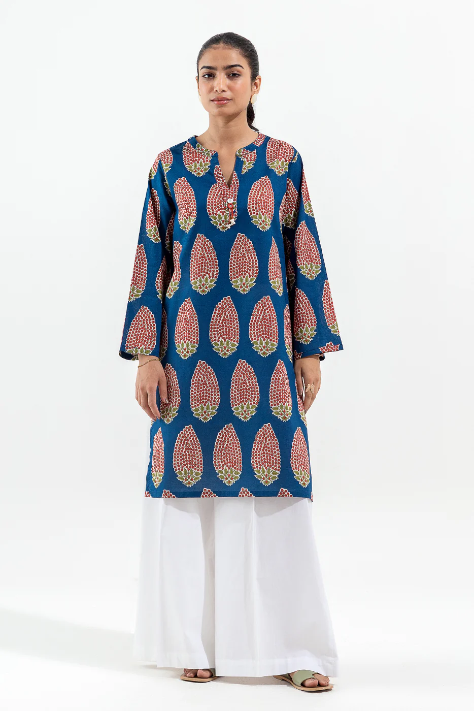 PRINTED LAWN SHIRT (PRET) - Image 2