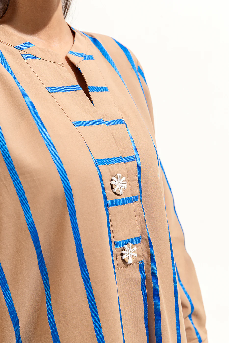 2 PIECE BASIC YARN DYED SUIT (PRET) - Image 4