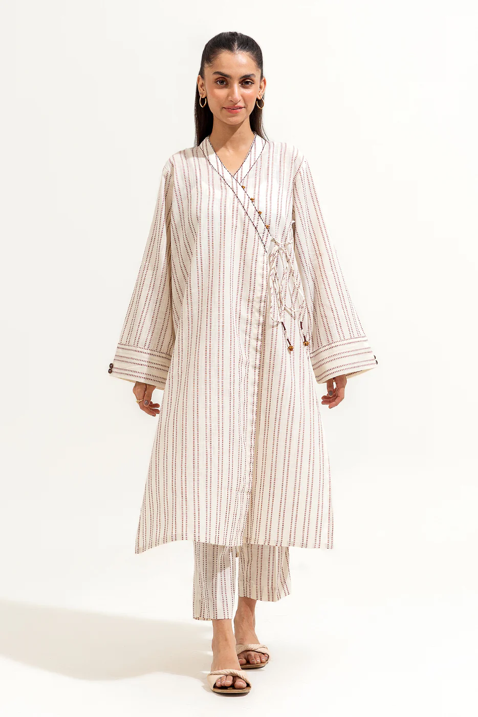 2 PIECE BASIC YARN DYED SUIT (PRET) - Image 2