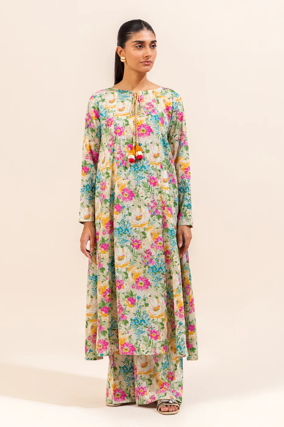 2 PIECE PRINTED LAWN SUIT-IRENIC BLUSH (UNSTITCHED) - Image 3