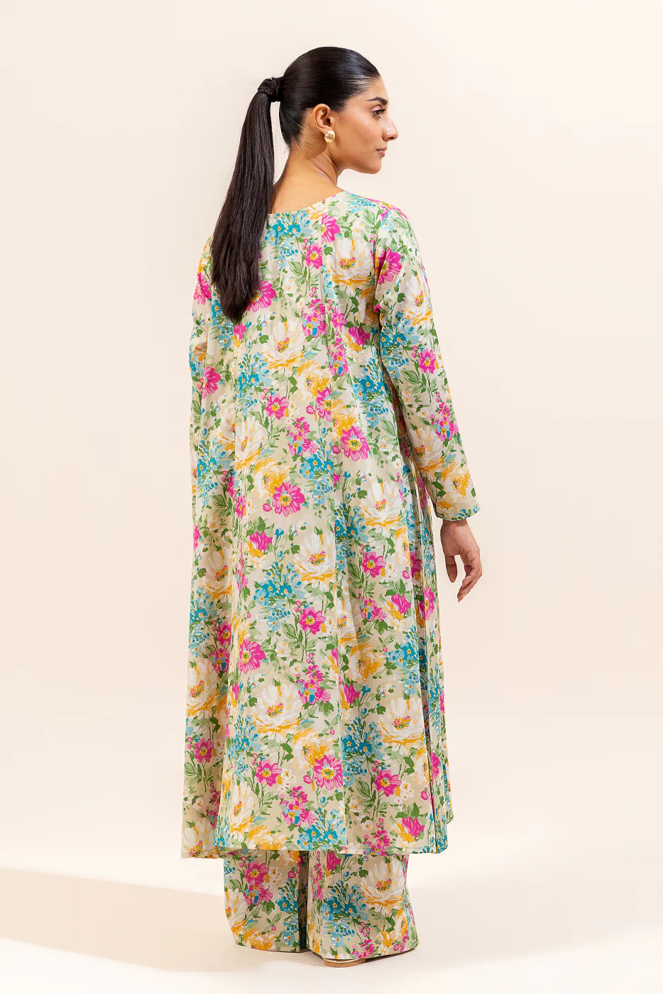 2 PIECE PRINTED LAWN SUIT-IRENIC BLUSH (UNSTITCHED) - Image 4