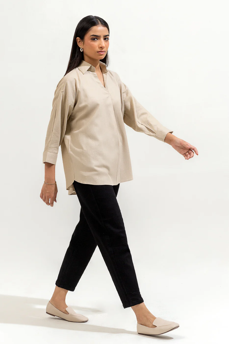 LOOSE FIT COLLAR SHIRT - Image 2