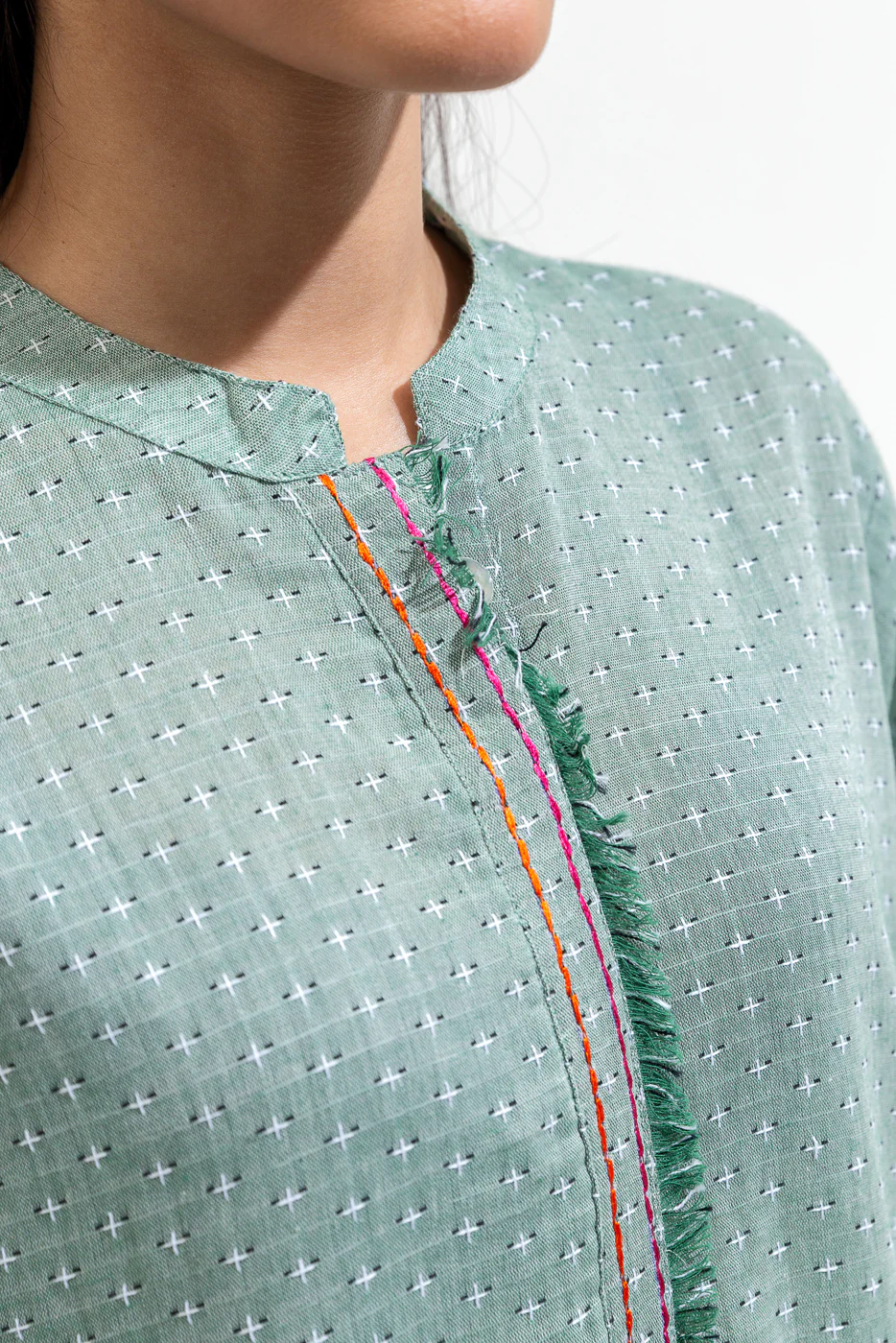 BASIC YARN DYED SHIRT (PRET) - Image 4