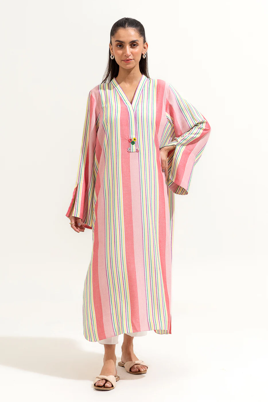 BASIC YARN DYED SHIRT (PRET) - Image 2