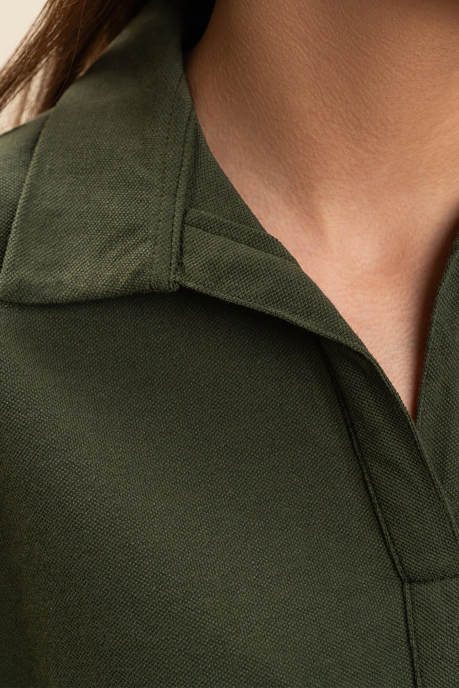 RELAXED FIT COLLARED TOP - Image 5