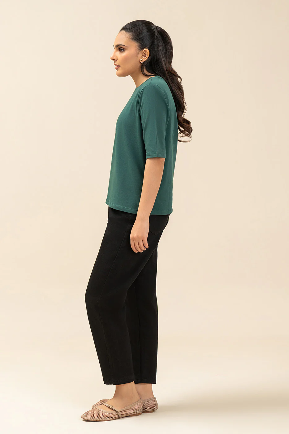 BASIC LYCRA JERSEY TOP (WESTERN) - Image 3