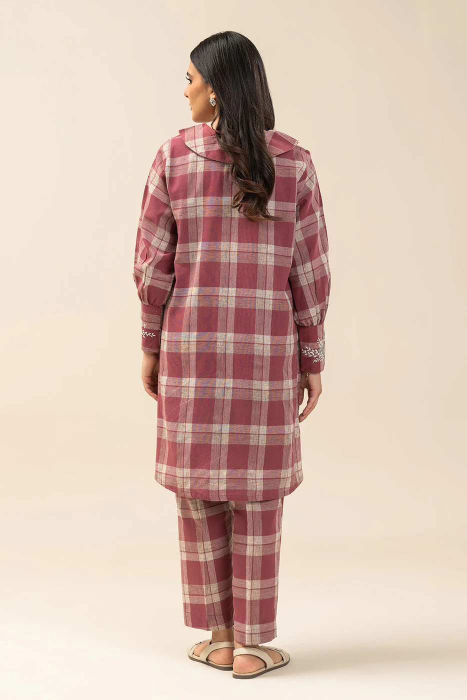 2 PIECE BASIC YARN DYED SUIT (PRET) - Image 4