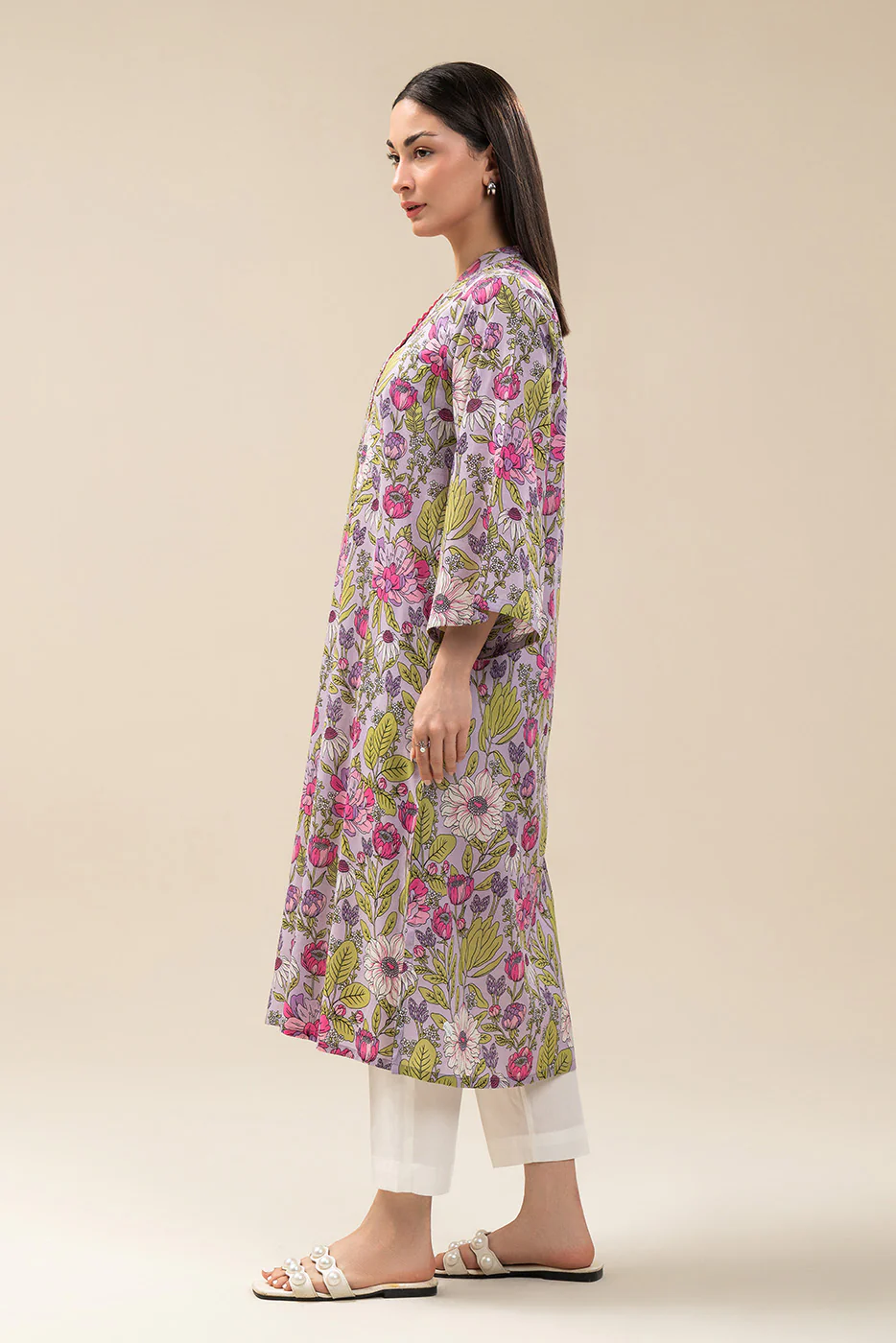 PRINTED LAWN SHIRT (PRET) - Image 2