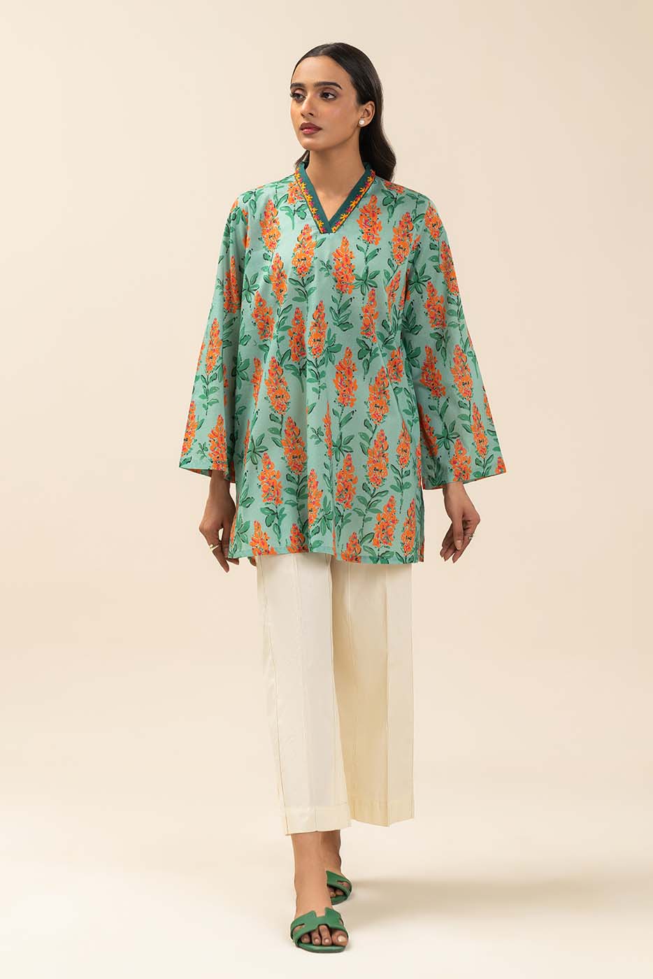 PRINTED LAWN SHIRT (PRET) - Image 2