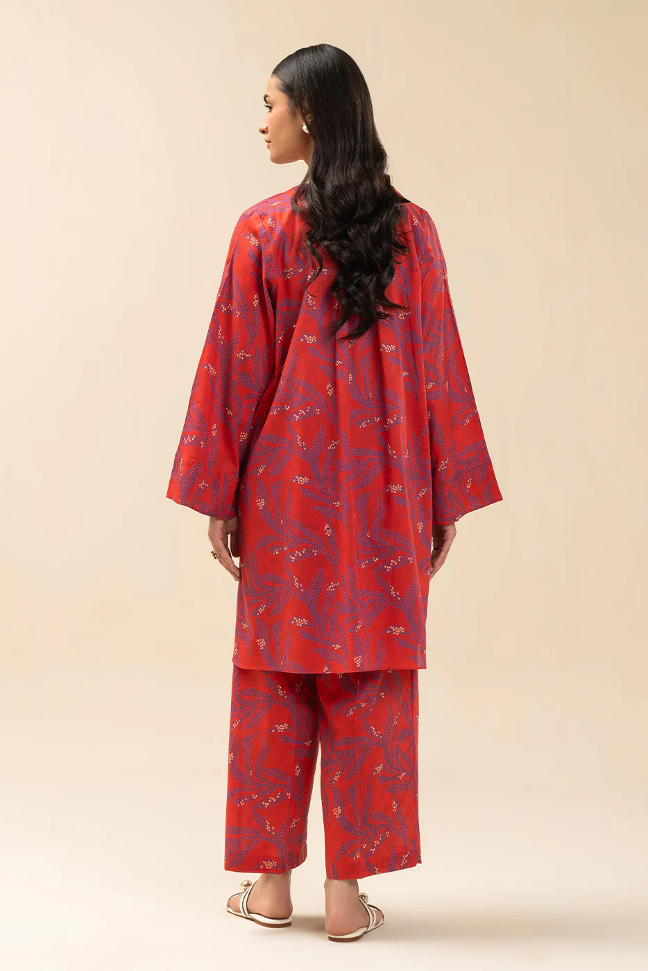 2 PIECE PRINTED LAWN SUIT (PRET) - Image 4