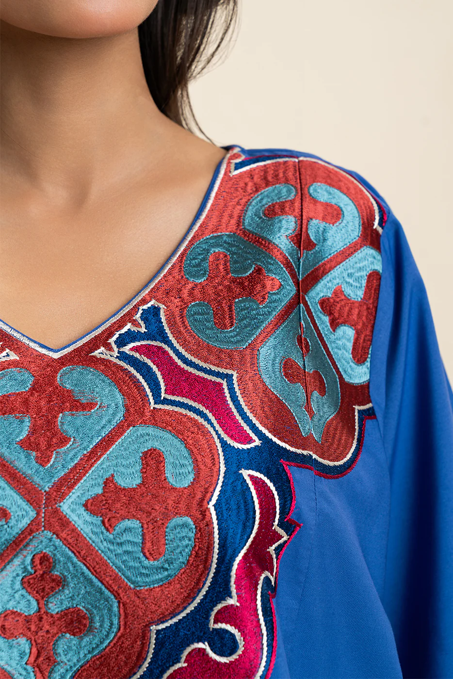 EMBROIDERED COTTON TOP (FLOW) - Image 5