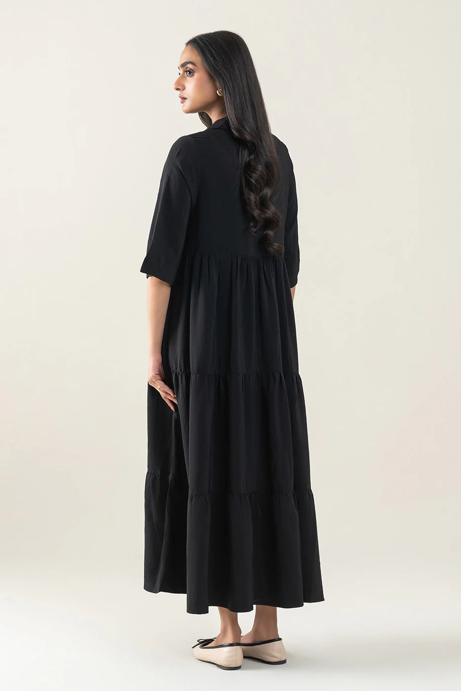 BASIC VISCOSE DRESS (PRET) - Image 4