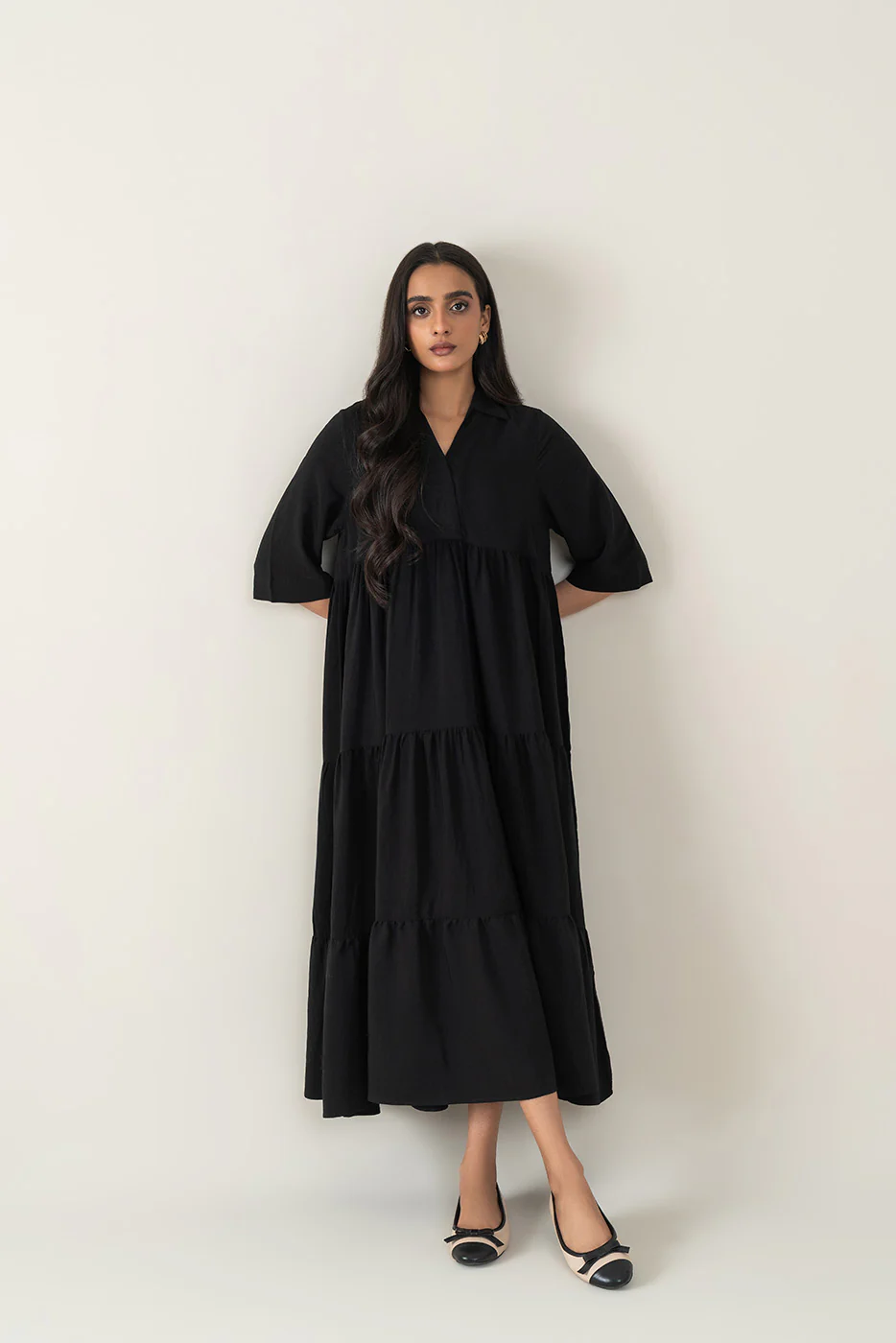 BASIC VISCOSE DRESS (PRET) - Image 5