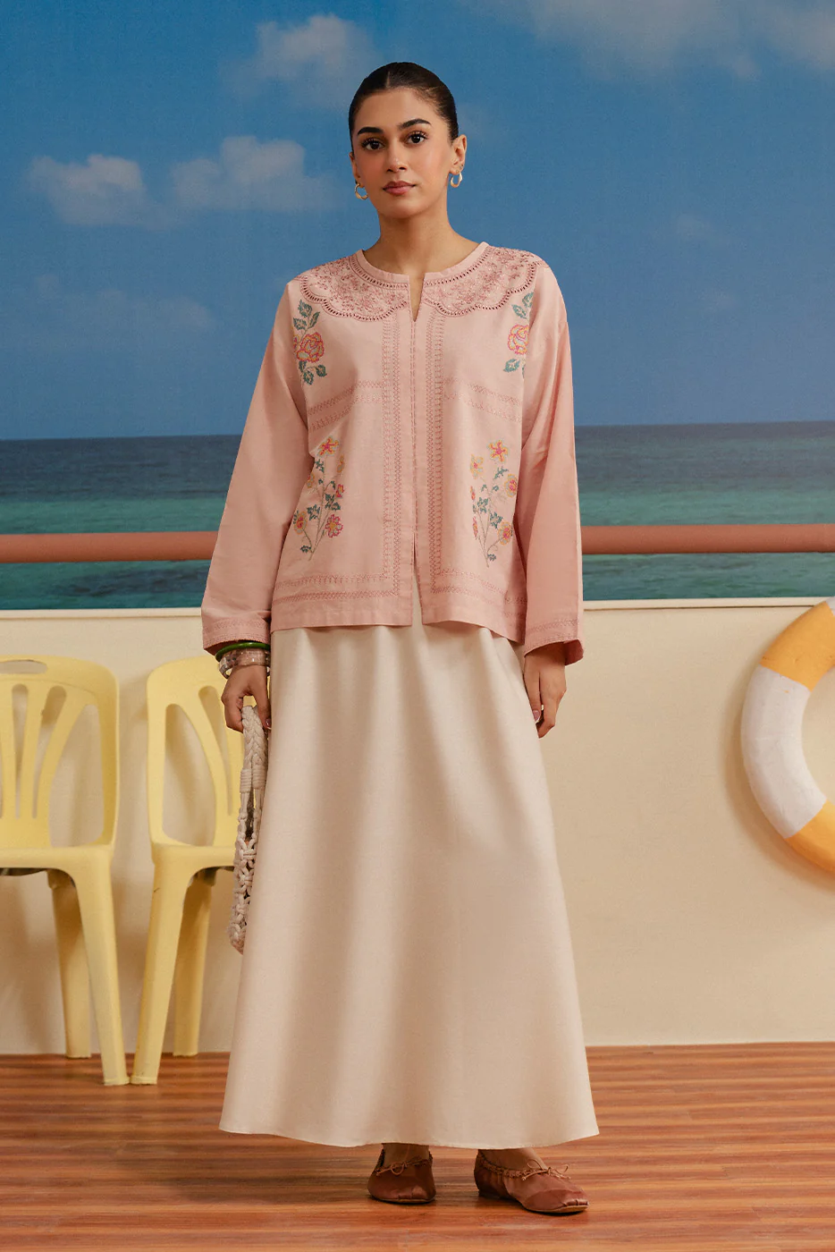 EMBROIDERED BLOUSE (FLOW) - Image 2