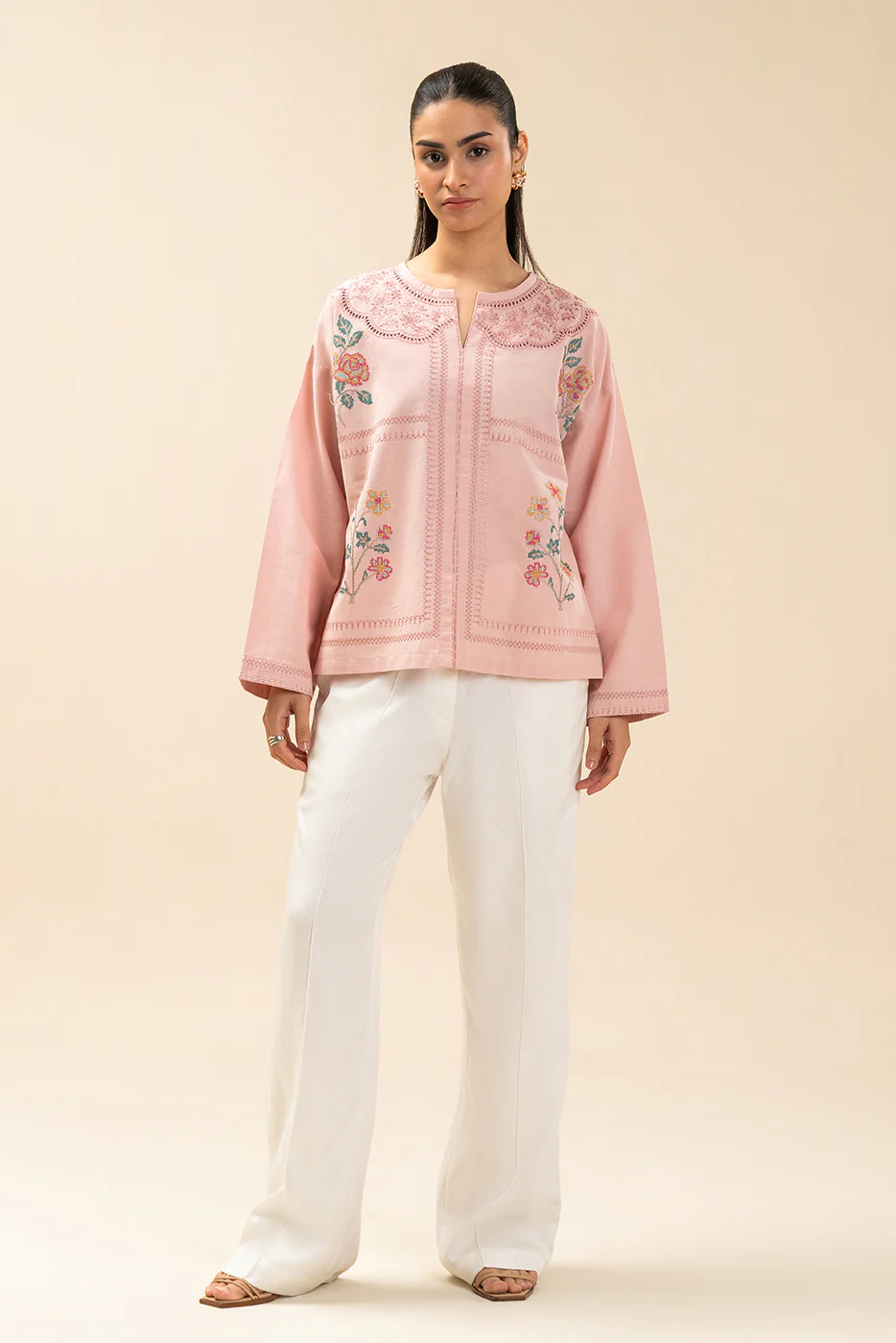 EMBROIDERED BLOUSE (FLOW) - Image 3