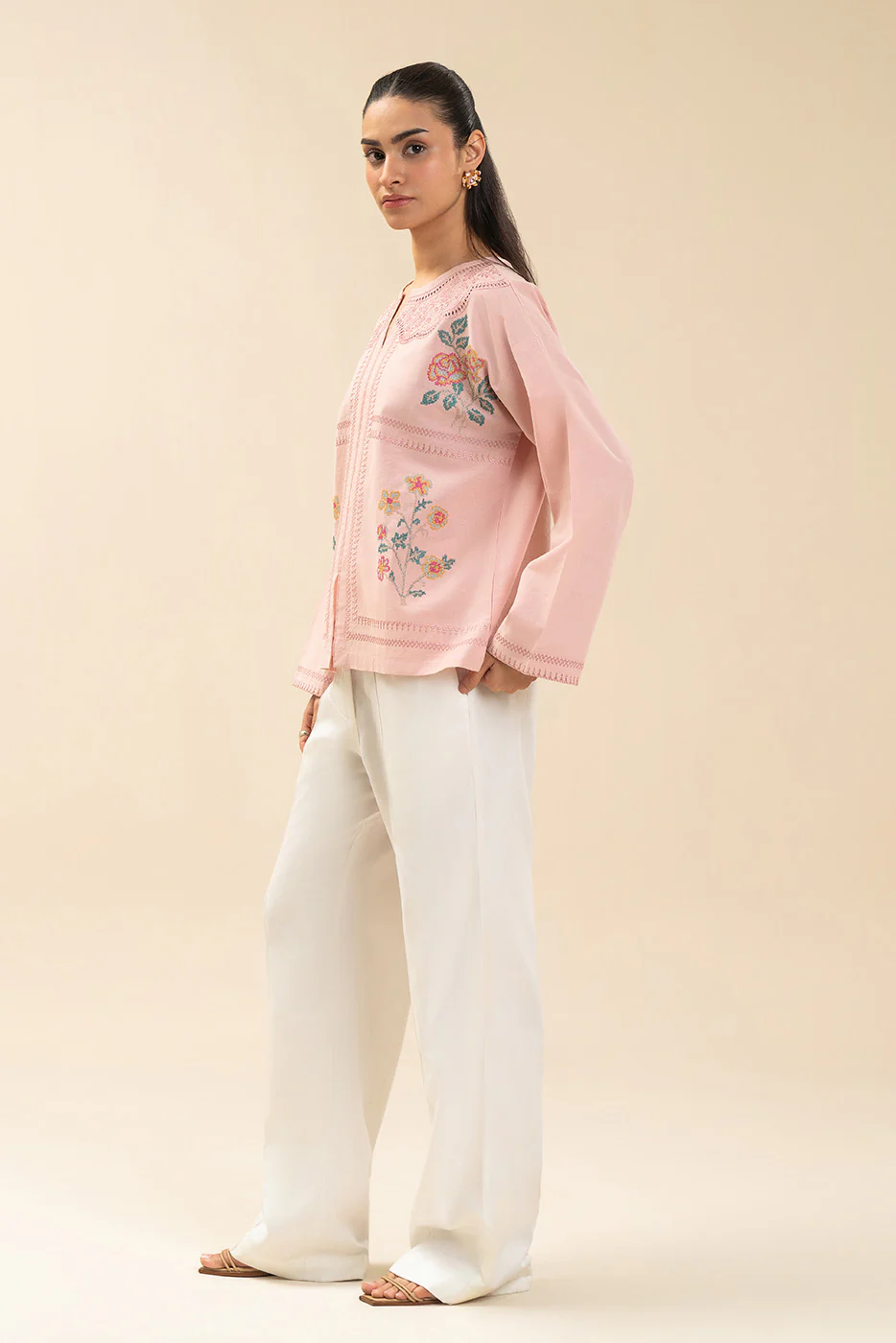 EMBROIDERED BLOUSE (FLOW) - Image 5