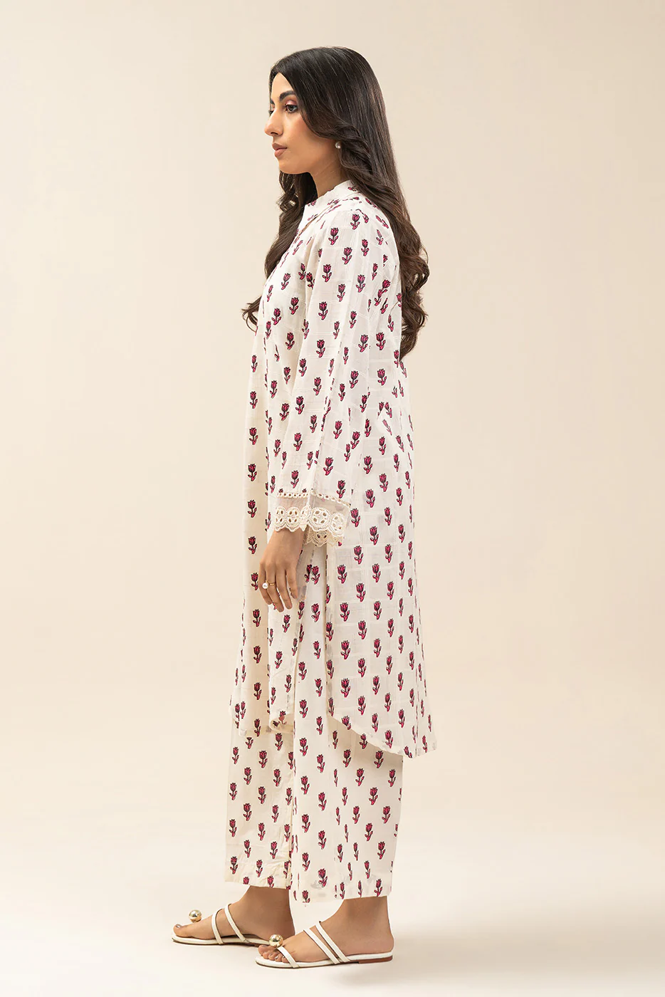 EMBROIDERED DORIA SHIRT (PRET) - Image 3