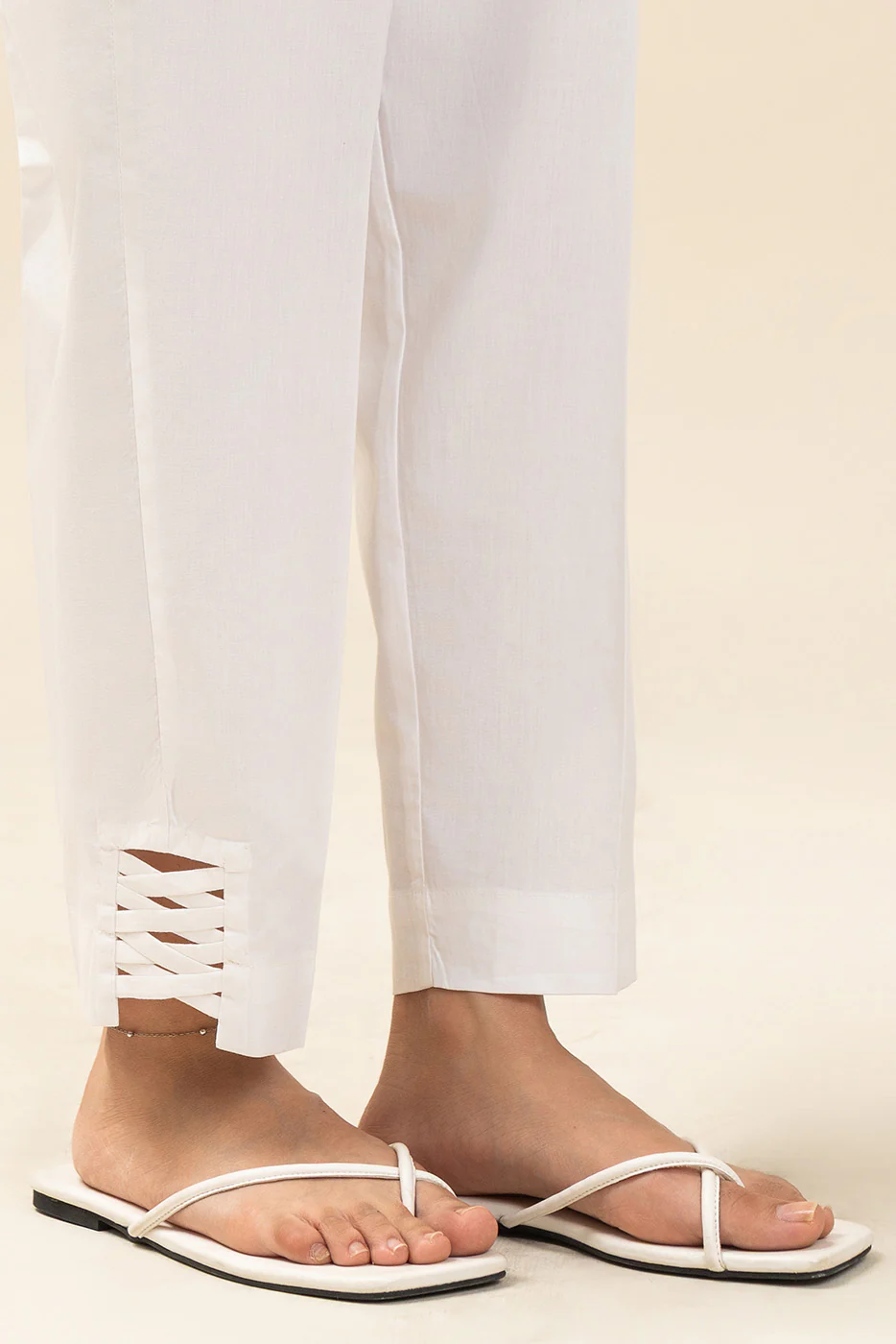 BASIC STRAIGHT PANTS - Image 2