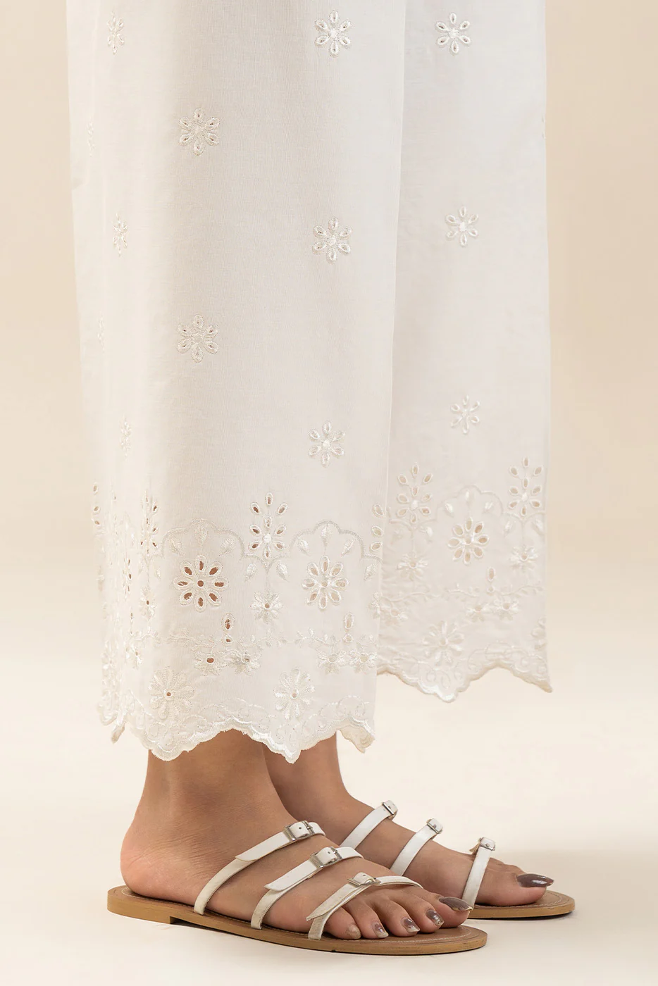EMBROIDERED CULOTTE PANTS - Image 2