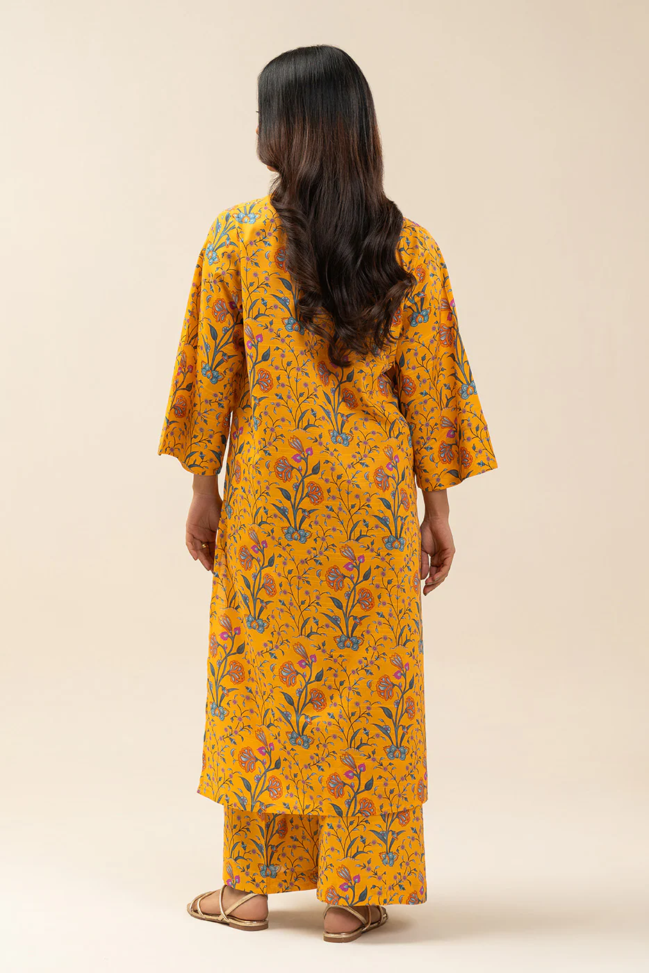 2 PIECE PRINTED DORIA LAWN SUIT (PRET) - Image 4