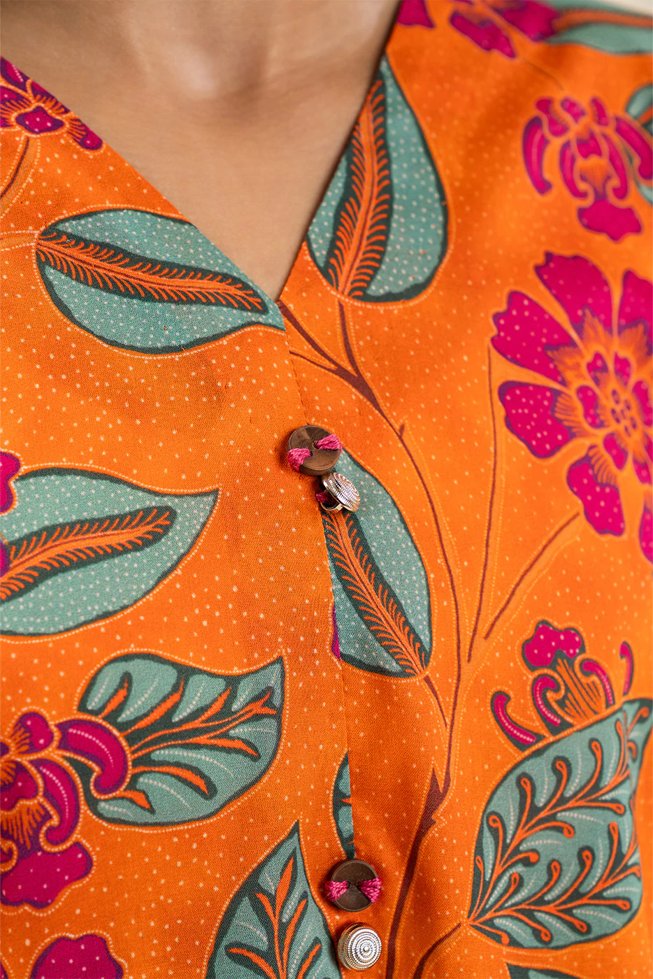 2 PIECE PRINTED LAWN SUIT (PRET) - Image 5