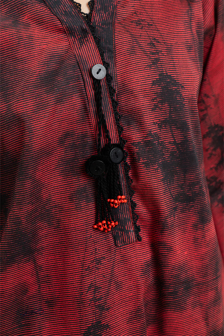 2 PIECE PRINTED LAWN SUIT (PRET) - Image 5