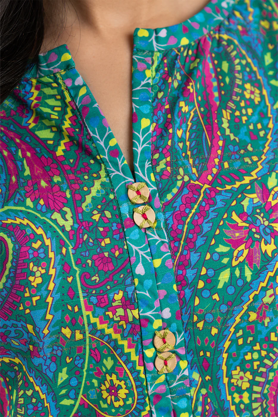 2 PIECE PRINTED LAWN SUIT (PRET) - Image 5