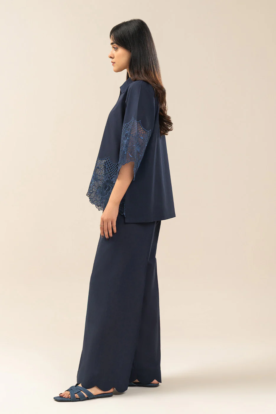 EMBROIDERED CO-ORD SET (FLOW) - Image 4