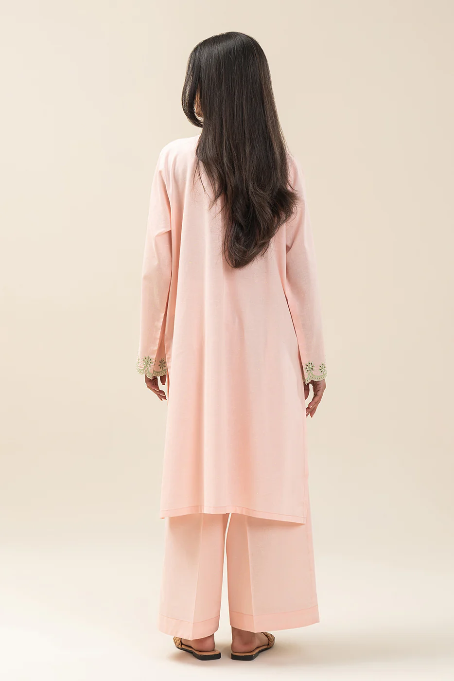 2 PIECE EMBROIDERED NEON NEPS SUIT (PRET) - Image 4