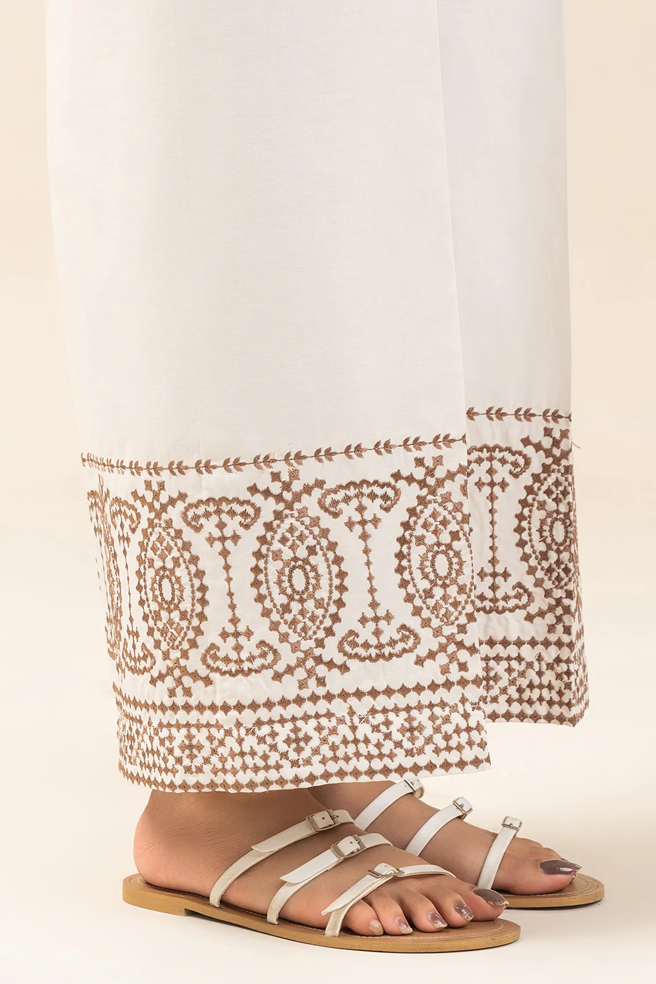 EMBROIDERED CULOTTE PANTS - Image 2
