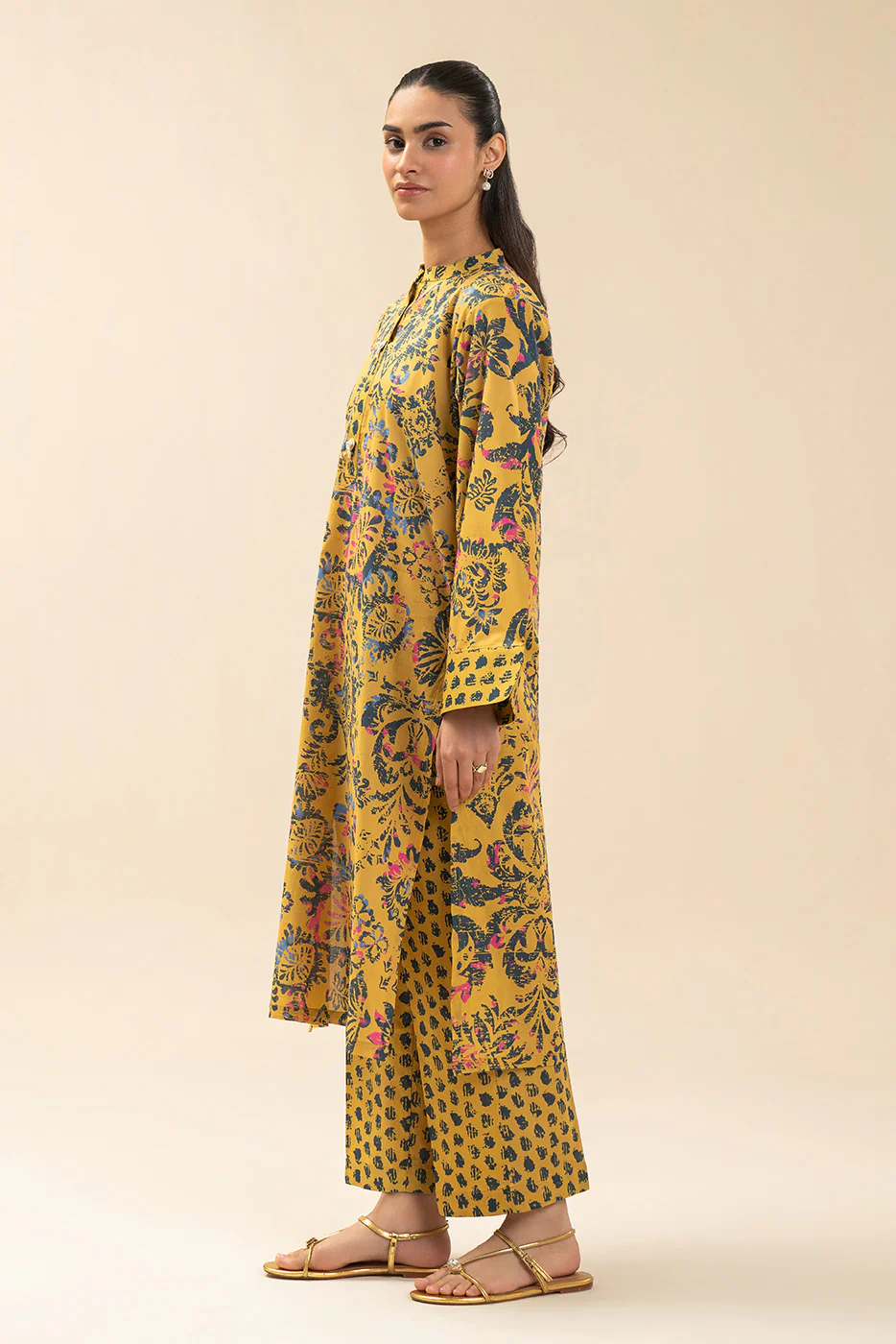 PRINTED LAWN SHIRT (PRET) - Image 2