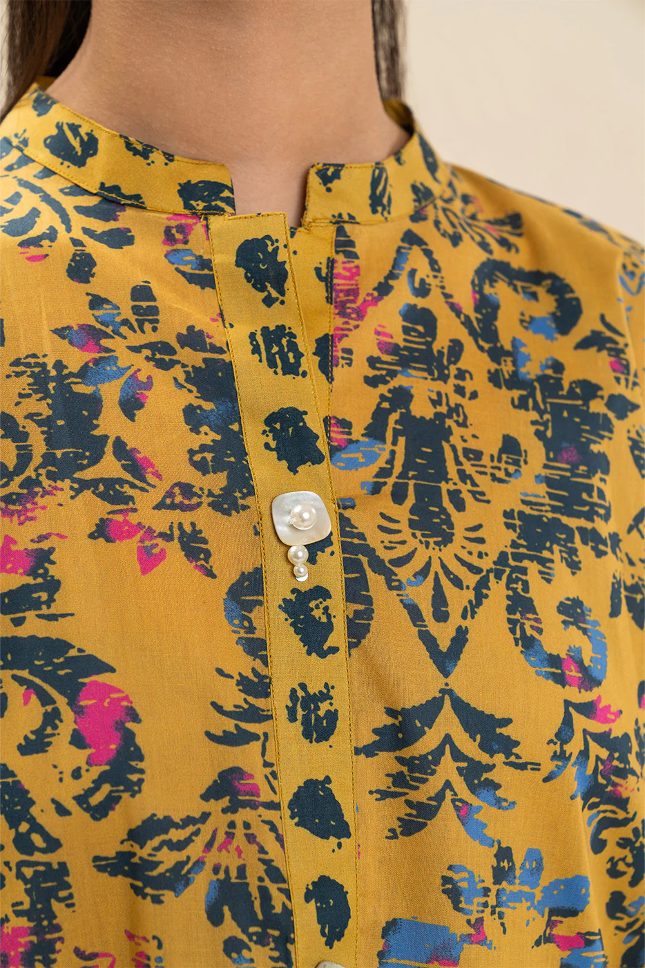 PRINTED LAWN SHIRT (PRET) - Image 4