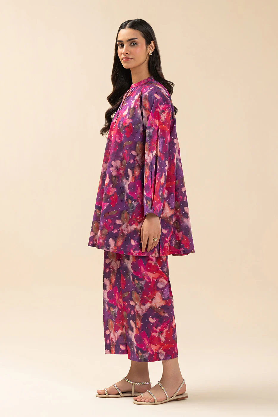 2 PIECE PRINTED LAWN SUIT (PRET) - Image 3