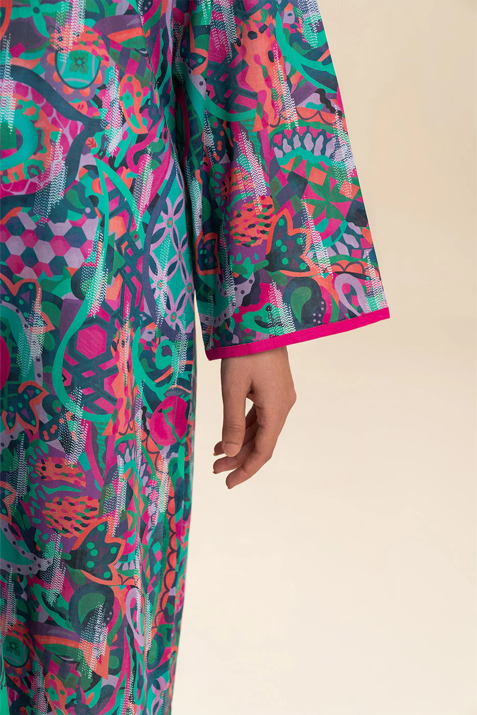PRINTED LAWN SHIRT (PRET) - Image 6