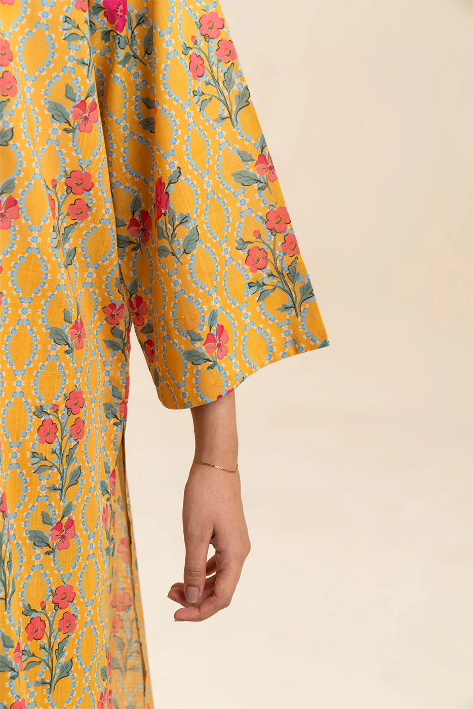2 PIECE PRINTED WAY SLUB SUIT (PRET) - Image 6