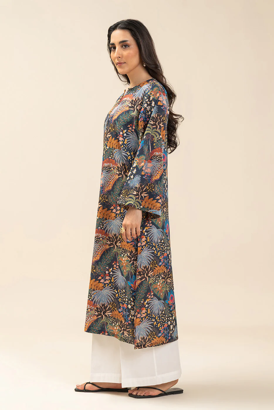 PRINTED LAWN SHIRT (PRET) - Image 3
