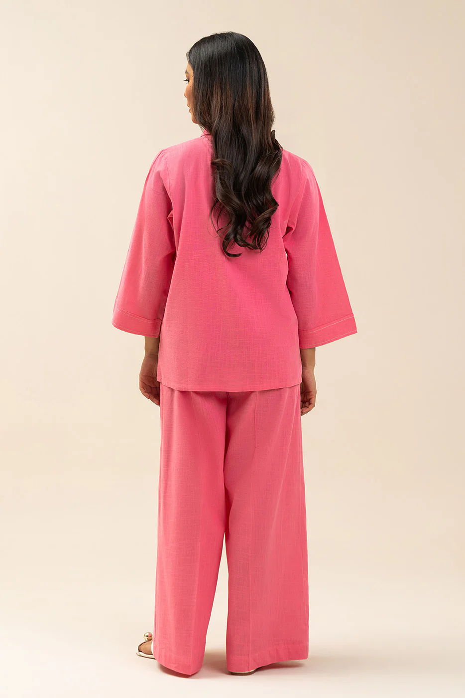 2 PIECE EMBROIDERED LINEN SUIT (FLOW) - Image 4