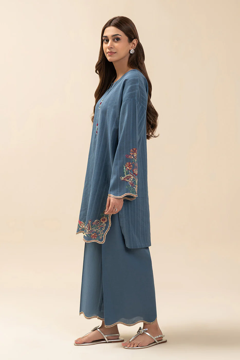 EMBROIDERED NENO KARA SHIRT (PRET) - Image 2