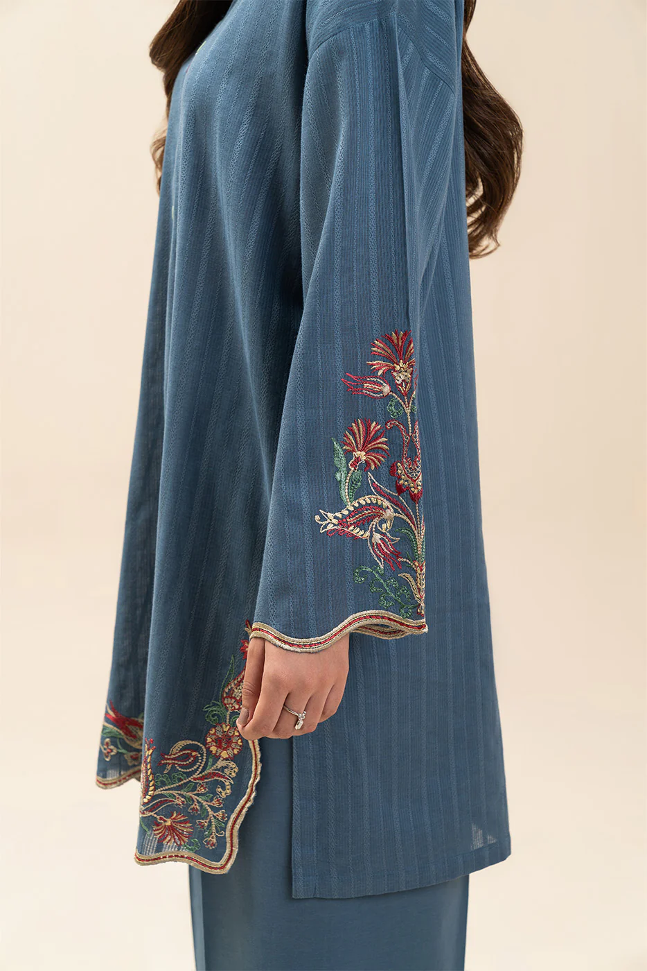 EMBROIDERED NENO KARA SHIRT (PRET) - Image 4