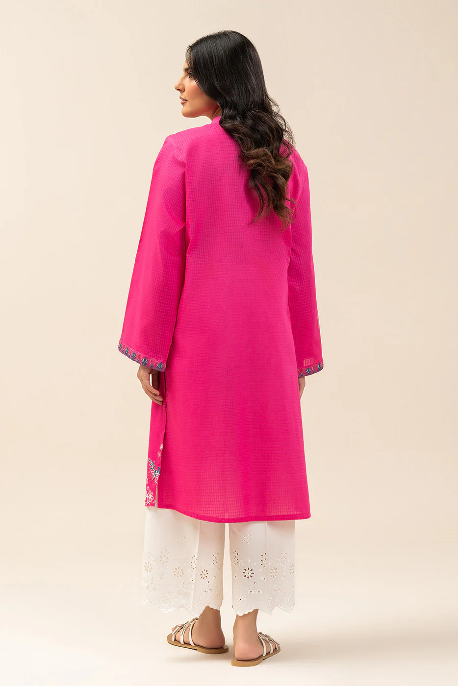 EMBROIDERED DORIA SHIRT (PRET) - Image 3