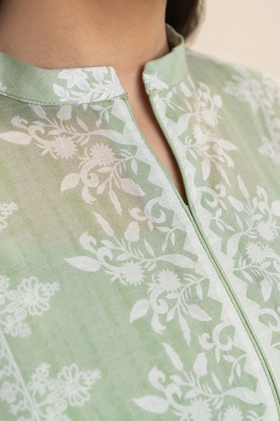 3 PIECE PRINTED LAWN SUIT-SPRING FIELDS (UNSTITCHED) - Image 3